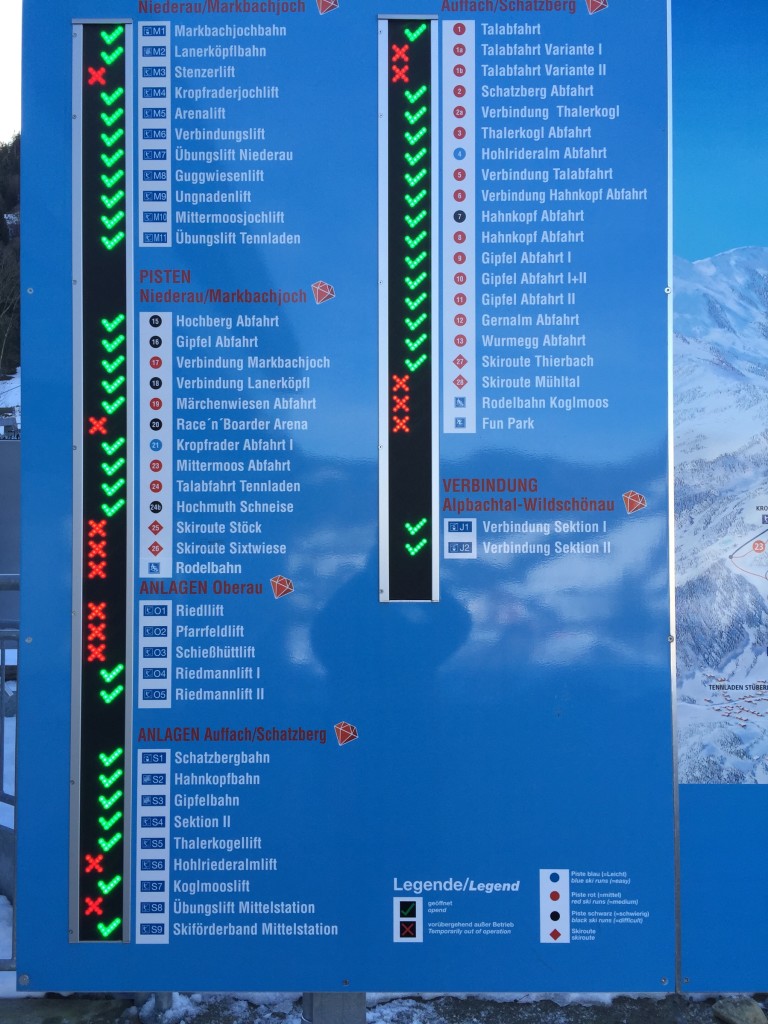 A worrying list of piste closures
